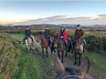 Family Riding Holiday Devon