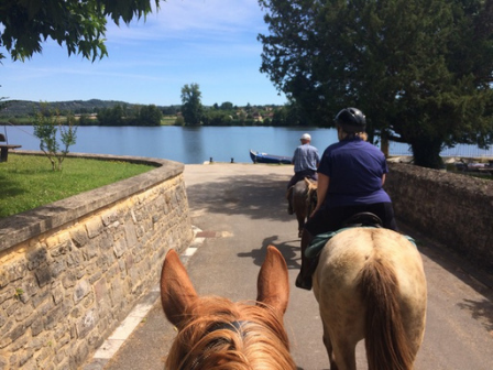 Riding in the Dordogne