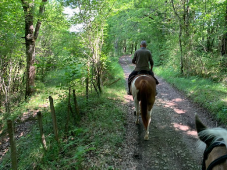 Riding in the Dordogne