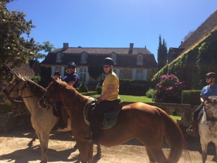 Riding in the Dordogne