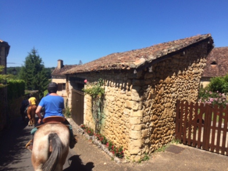 Riding in the Dordogne