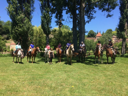 Riding in the Dordogne