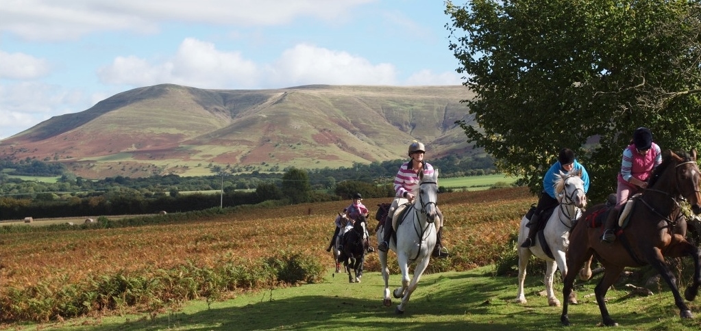 Trail Ride in Brecon Beacons